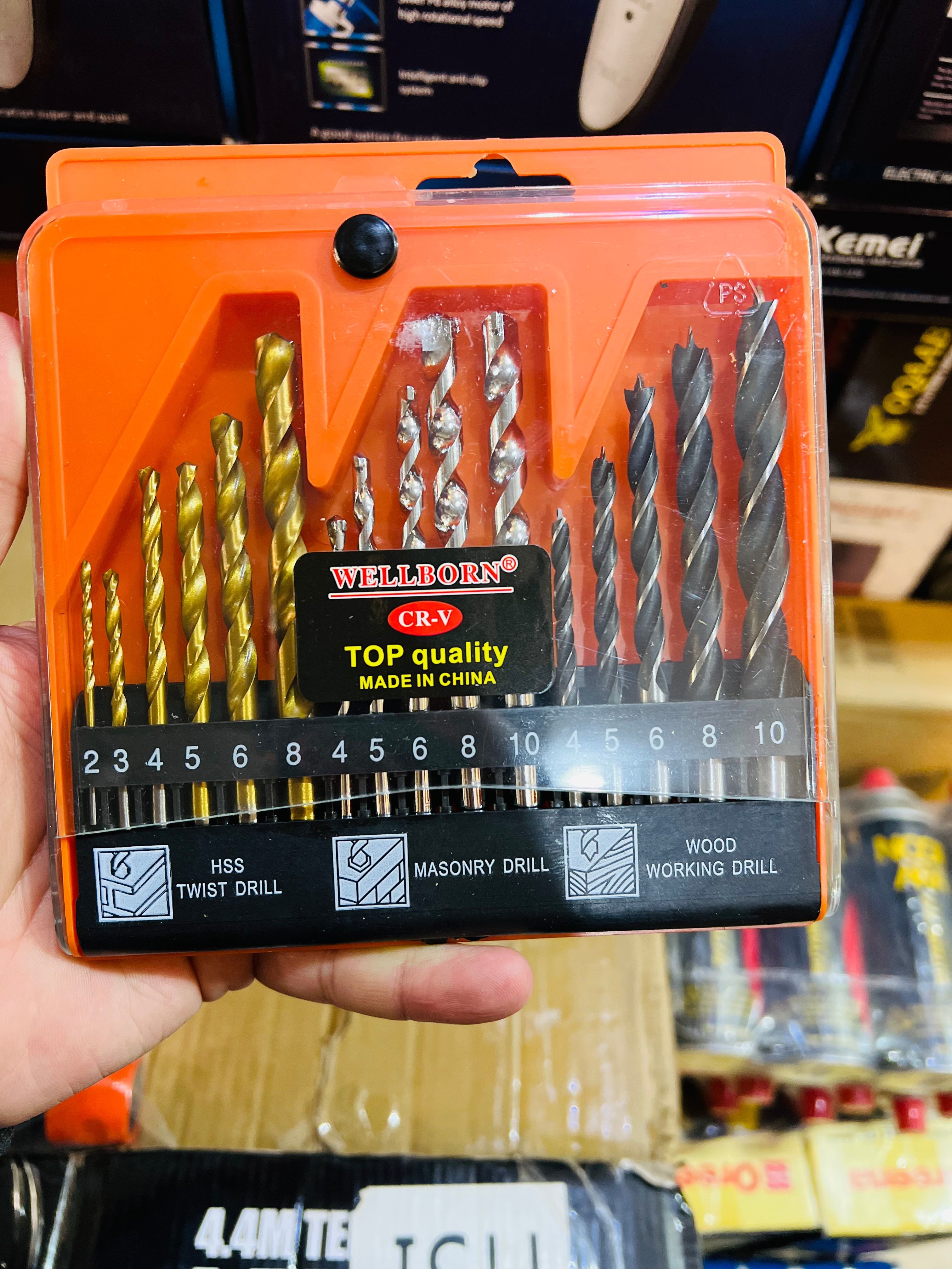 Original Australia lot imported commercial use drill bits set