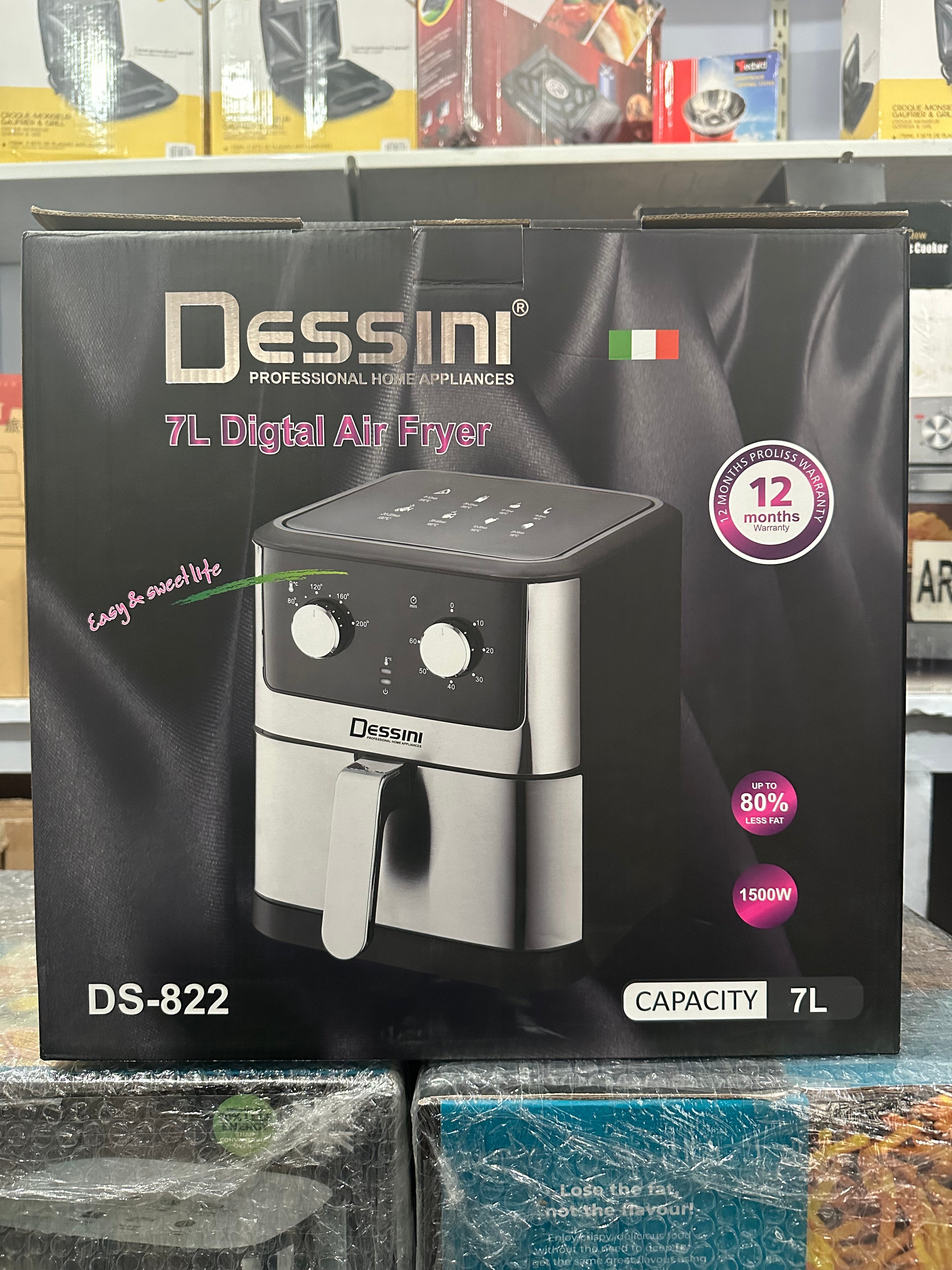 Italian DESSINI Imported air Fryer 7L