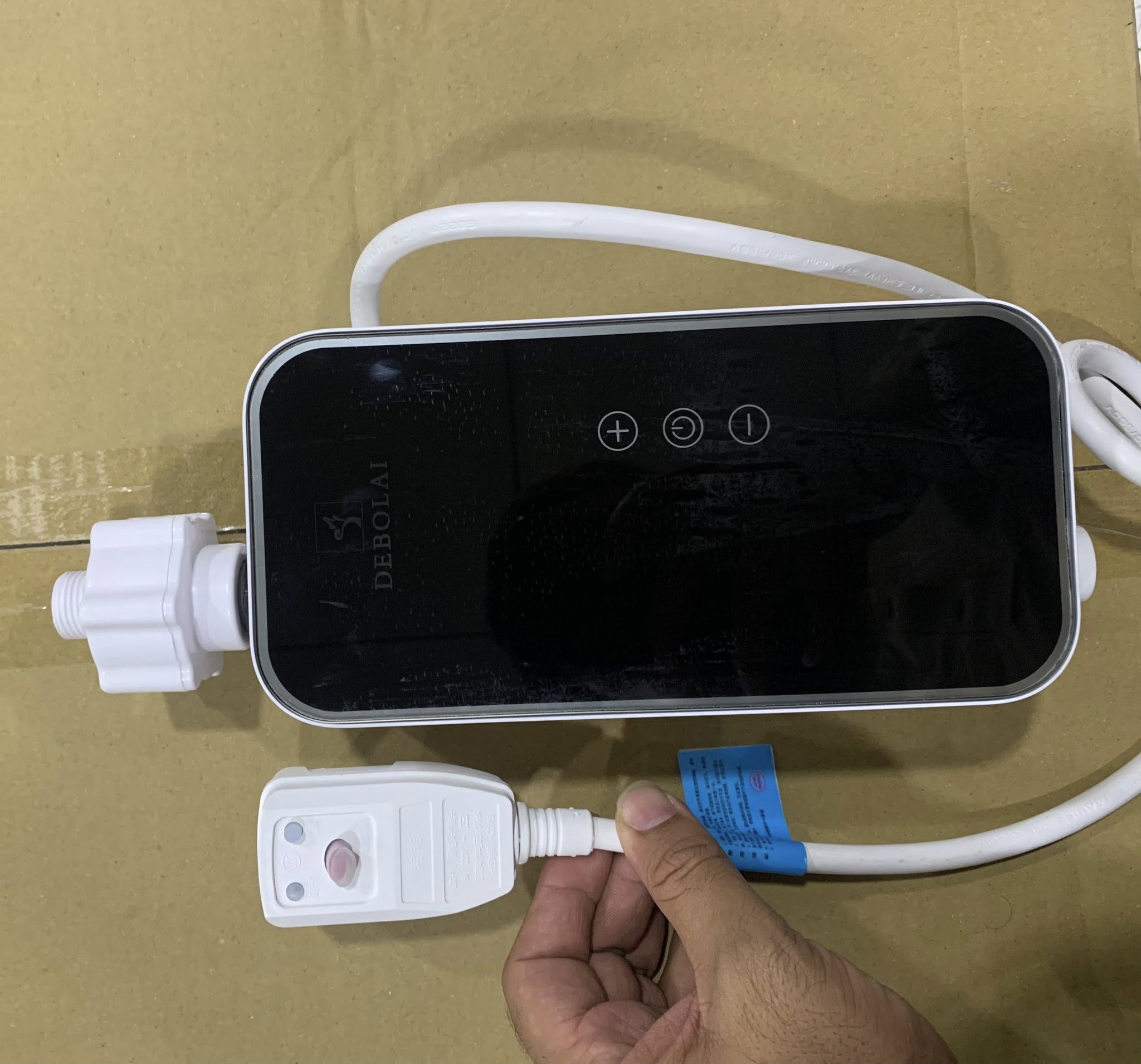 Debolai Instant Electric Water Heater – 220V Touch LED Tankless Hot Water System