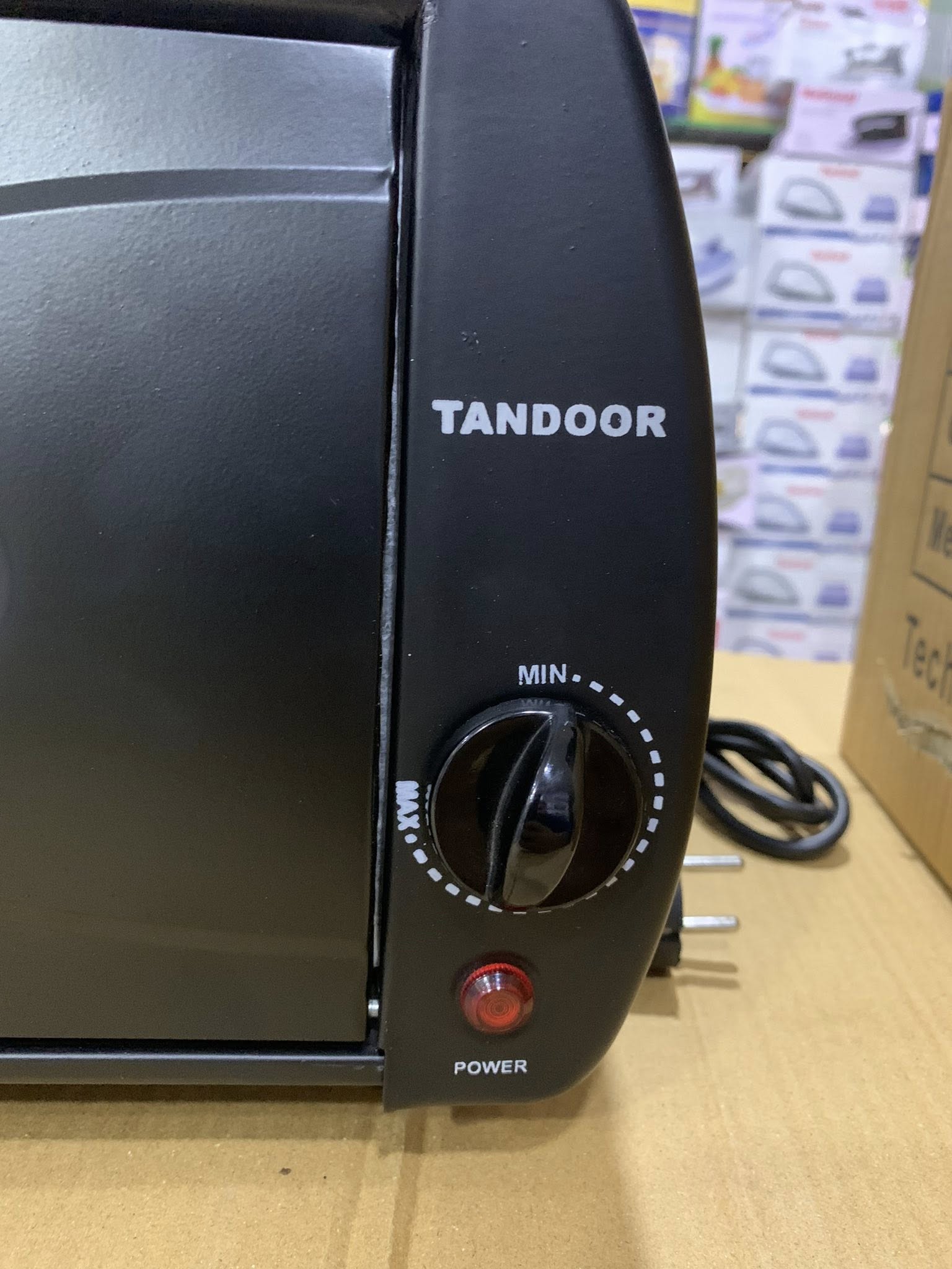 Alborz Irani Electric Tandoor – Multifunction Naan, Roti & Pizza Maker with Heat-Resistant Glass and Nonstick Top Plate