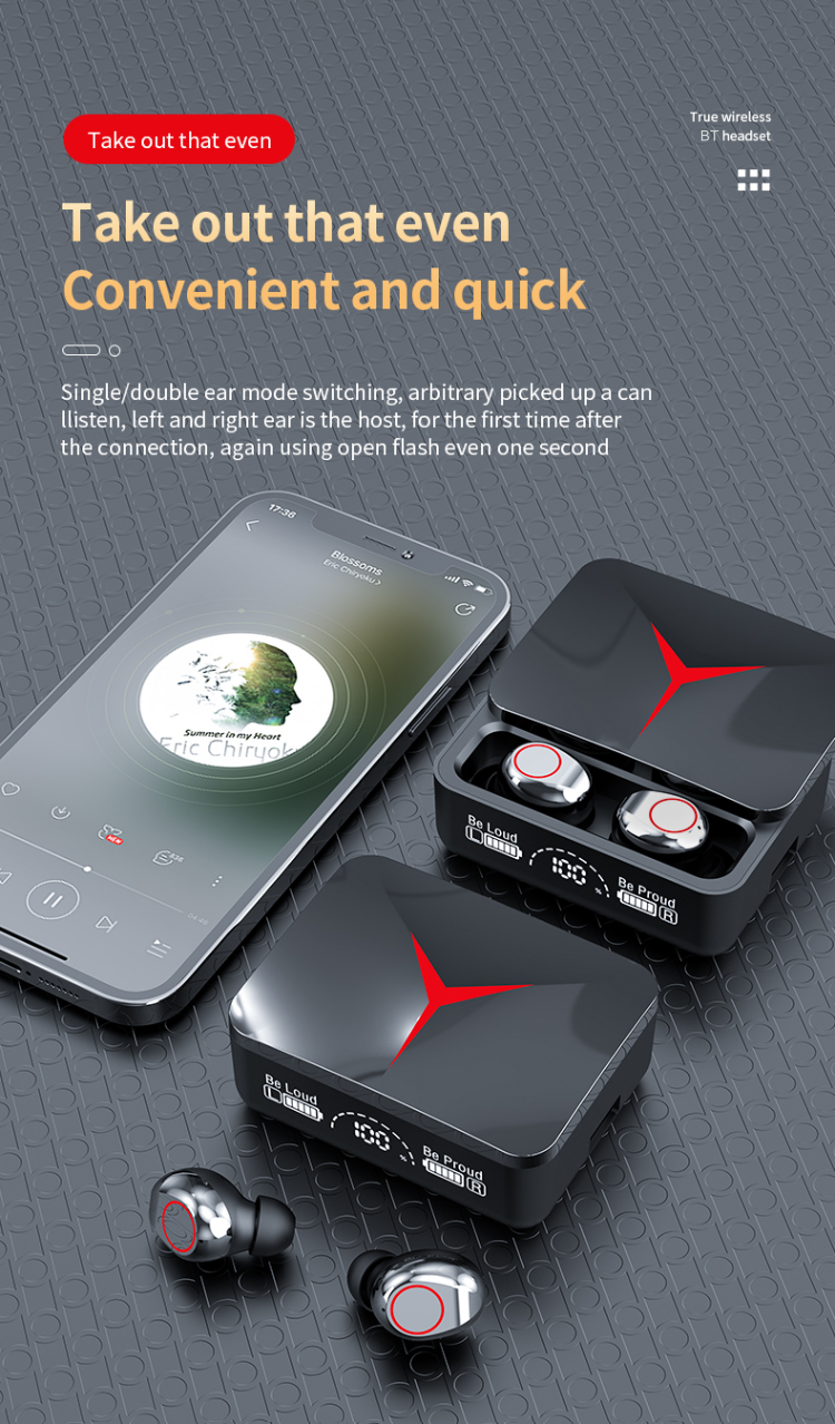 M90 PRO EARBUDS TWS BLUETOOTH 5.2