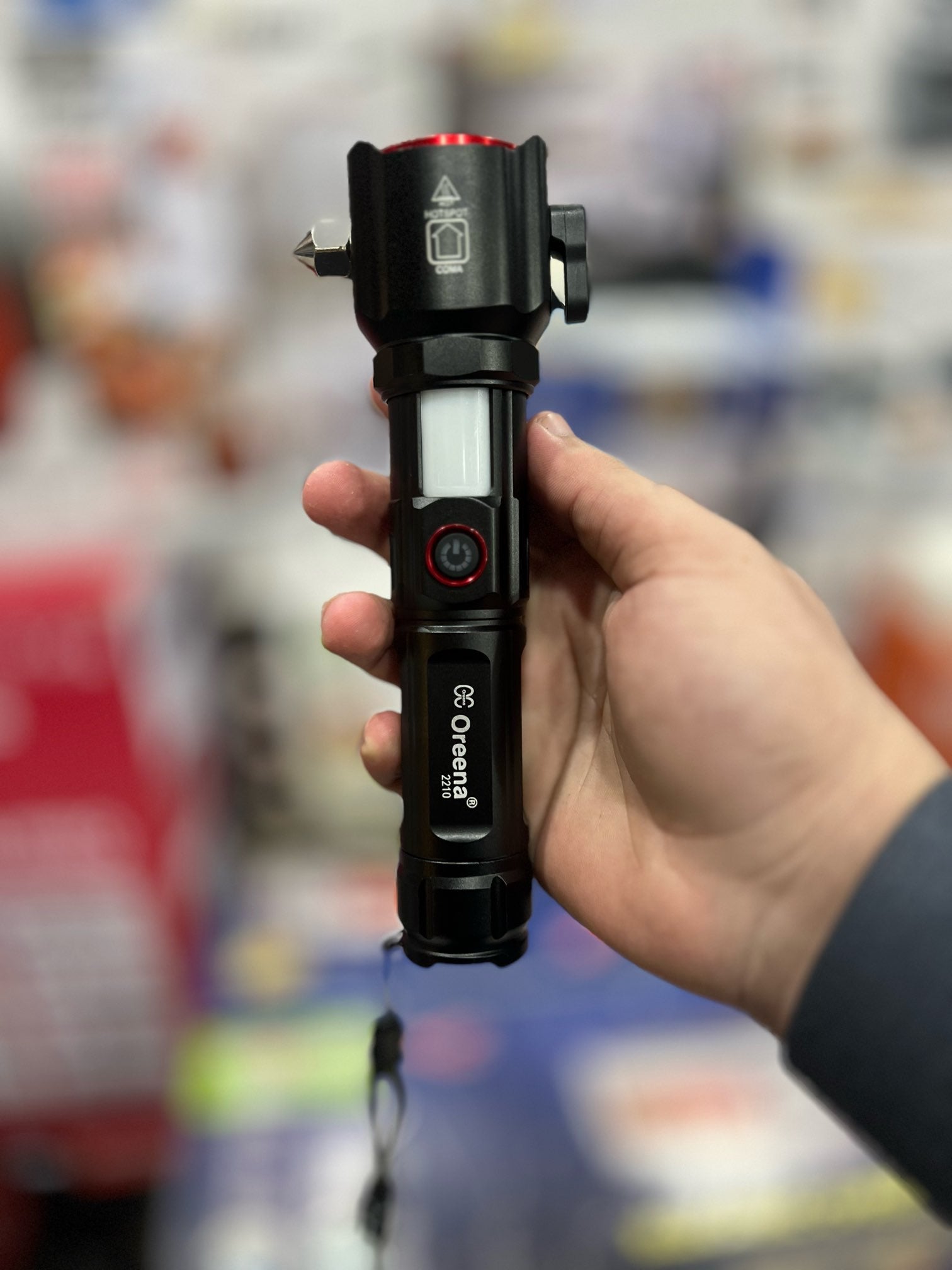 Imported Original Flash Light with Hammer