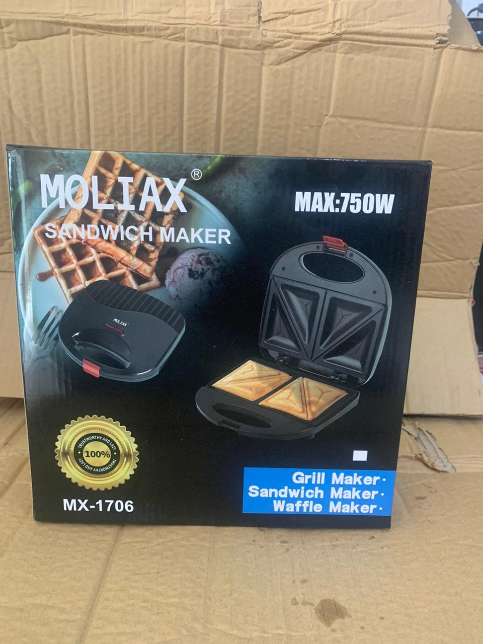 MOLIAX 2Slice Sandwich Maker