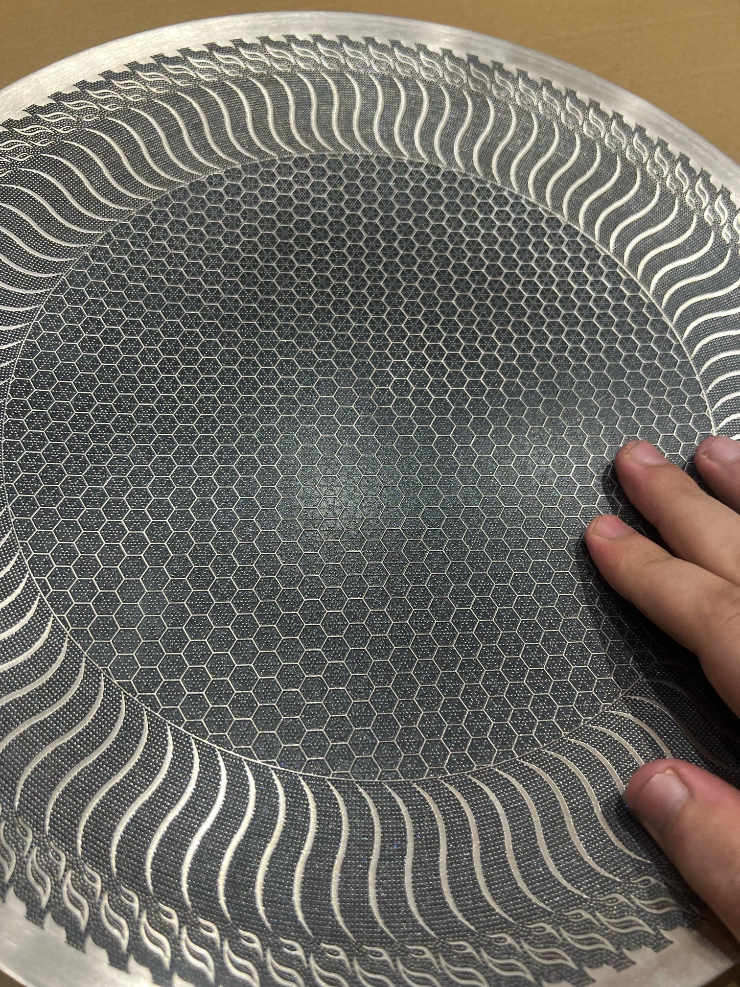 Hanny comb Technology Laser Coating Tawa
