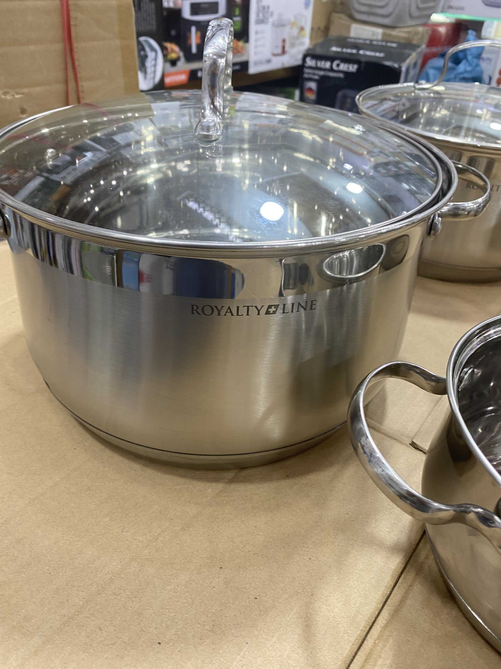 italy lot Royalty line 12 piece cookware set