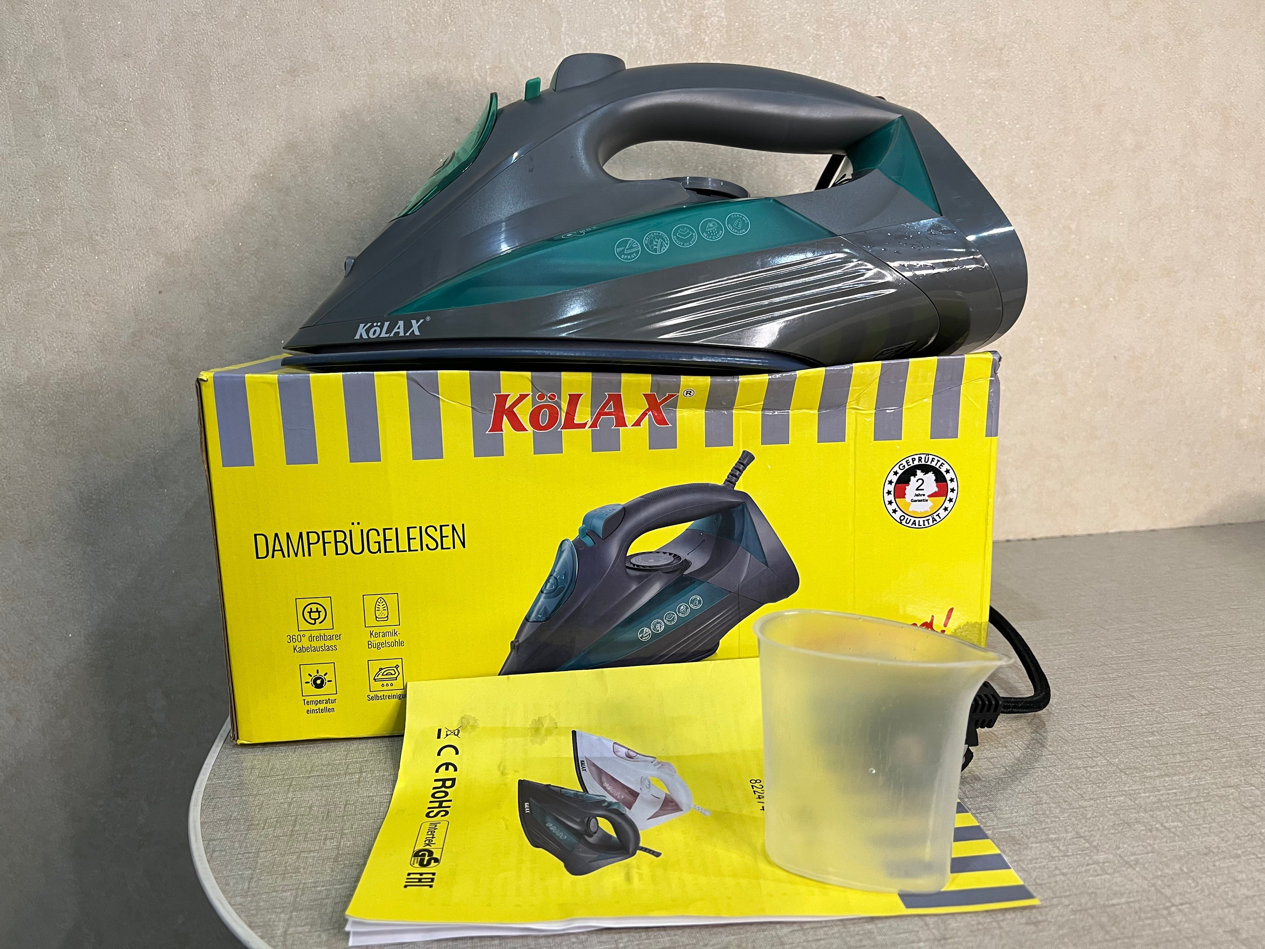 German Lot Imported Kolax 2400W Steam Iron