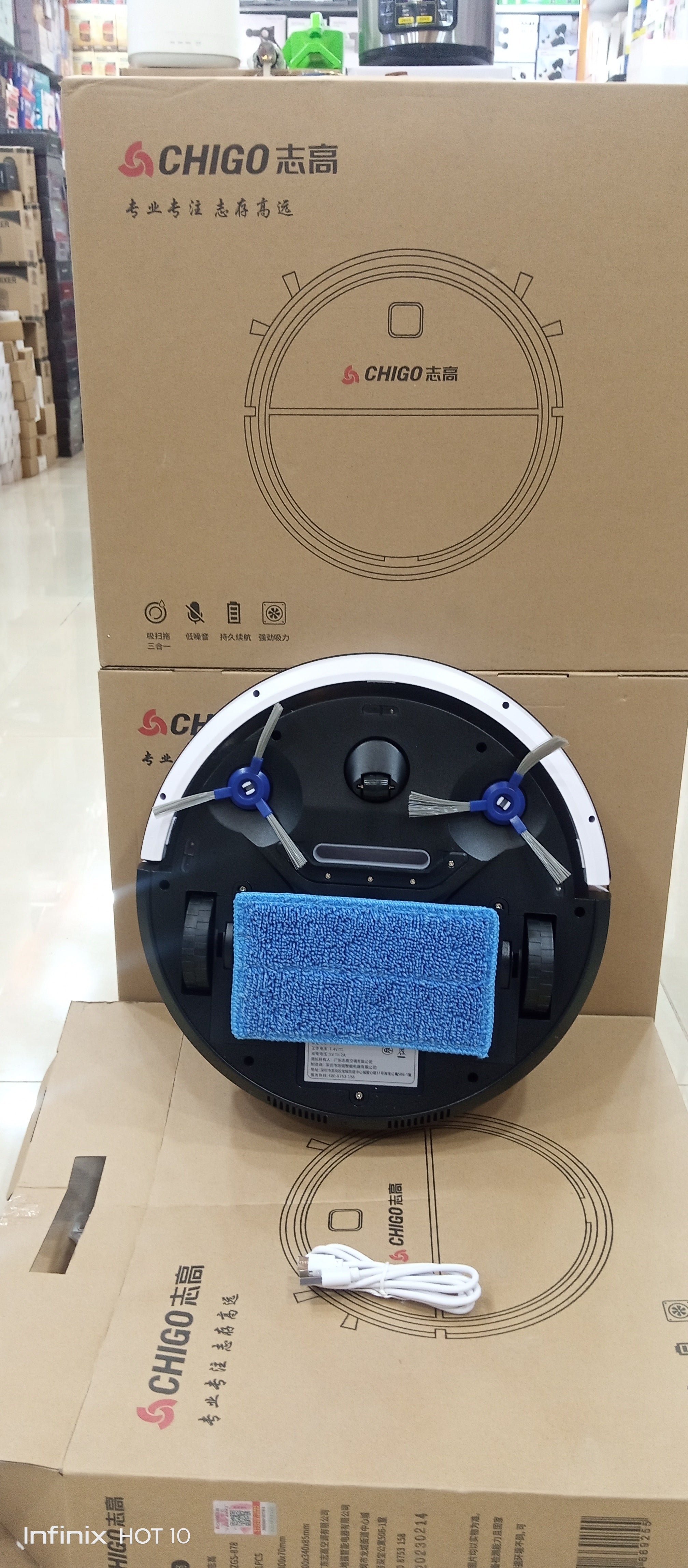 INTELLIGENT ROBOTIC VACCUM CLEANER