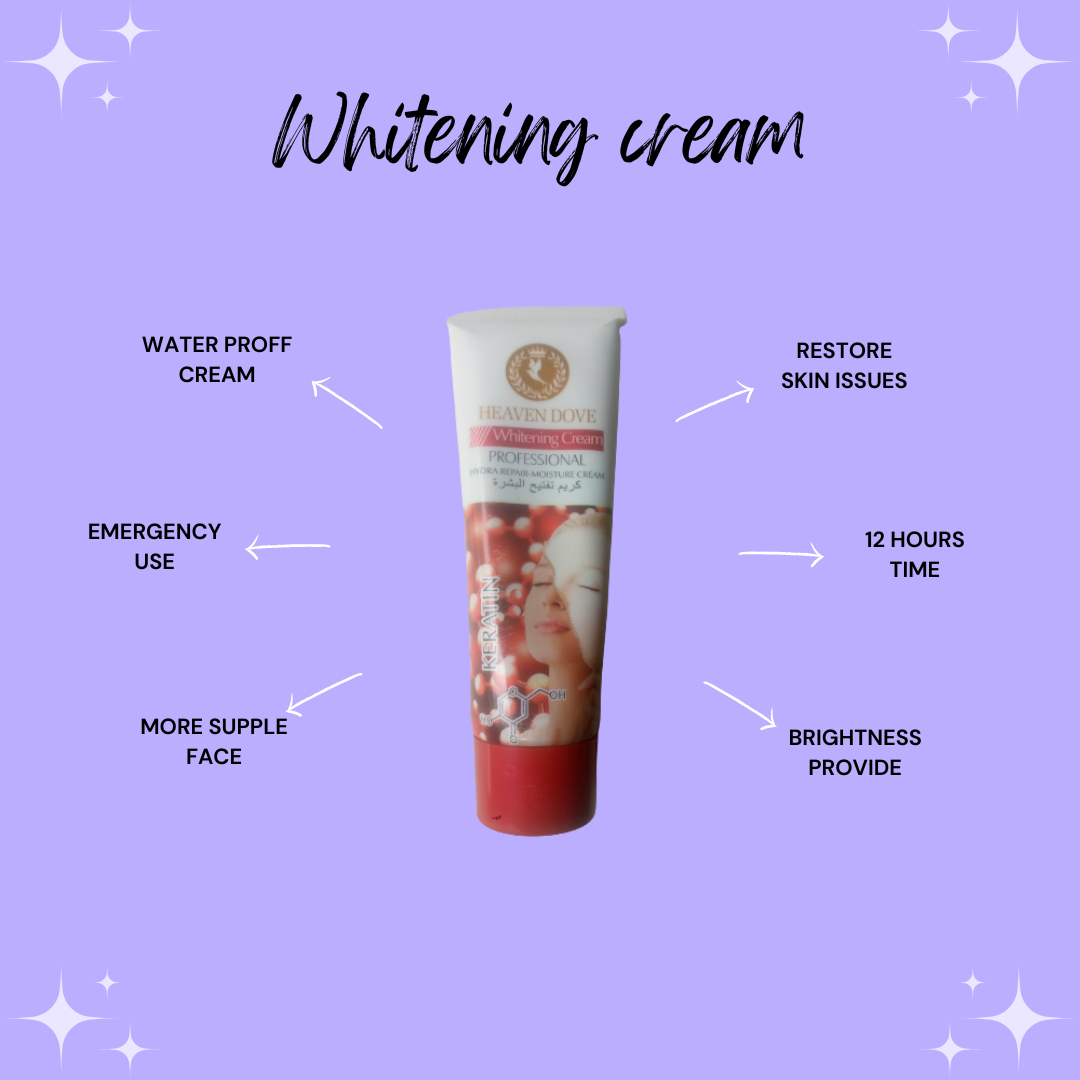 Professional emergency whitening Cream