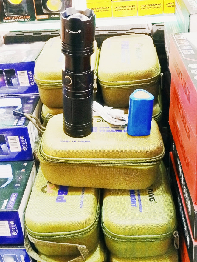LASER LED P90 Torch more then 1km Range, waterproof