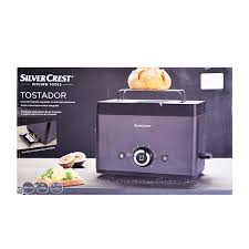 German Made Original Silver crest Toaster, Multifunctional 2 Slice Wide Toaster, Tea Boiler with grill stand