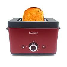 German Made Original Silver crest Toaster, Multifunctional 2 Slice Wide Toaster, Tea Boiler with grill stand