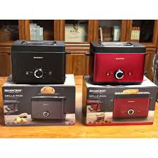 German Made Original Silver crest Toaster, Multifunctional 2 Slice Wide Toaster, Tea Boiler with grill stand