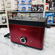 German Made Original Silver crest Toaster, Multifunctional 2 Slice Wide Toaster, Tea Boiler with grill stand