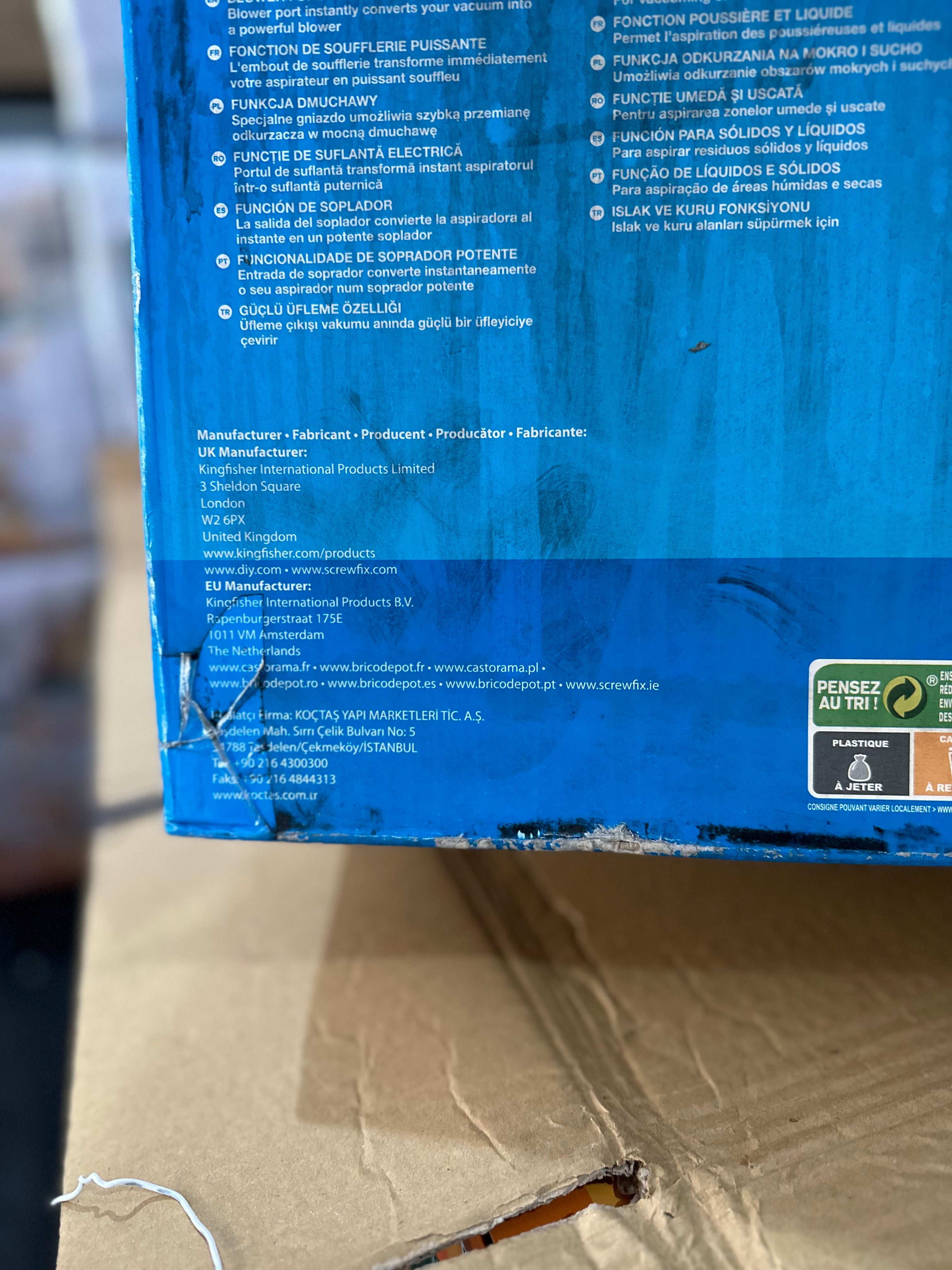 MacAllister Dry and Wet Vacuum Cleaner